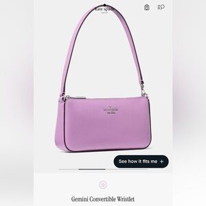 Kate Spade Purple Convertible Wristlet